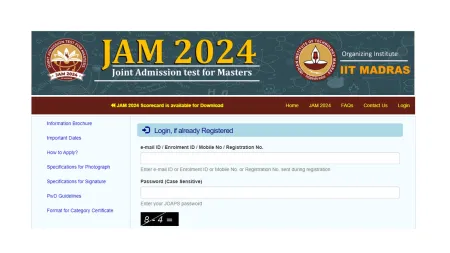 IIT Madras IIT JAM Result 2024: JAM Result and scorecards available at jam.iitm.ac.in.