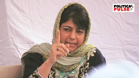 PDP president and former chief minister Mehbooba Mufti